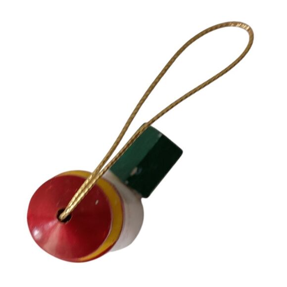 St Augustine FL Lighthouse Christmas Ornament Vintage Wooden Handpainted Coastal - Picture 3 of 13